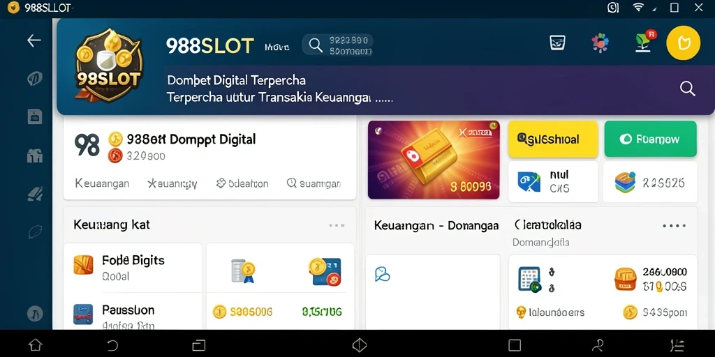 Tampilan antarmuka 988SLOT yang sederhana dan modern.
