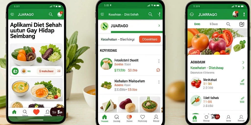 Antarmuka JUARAGO yang intuitif dan menarik.