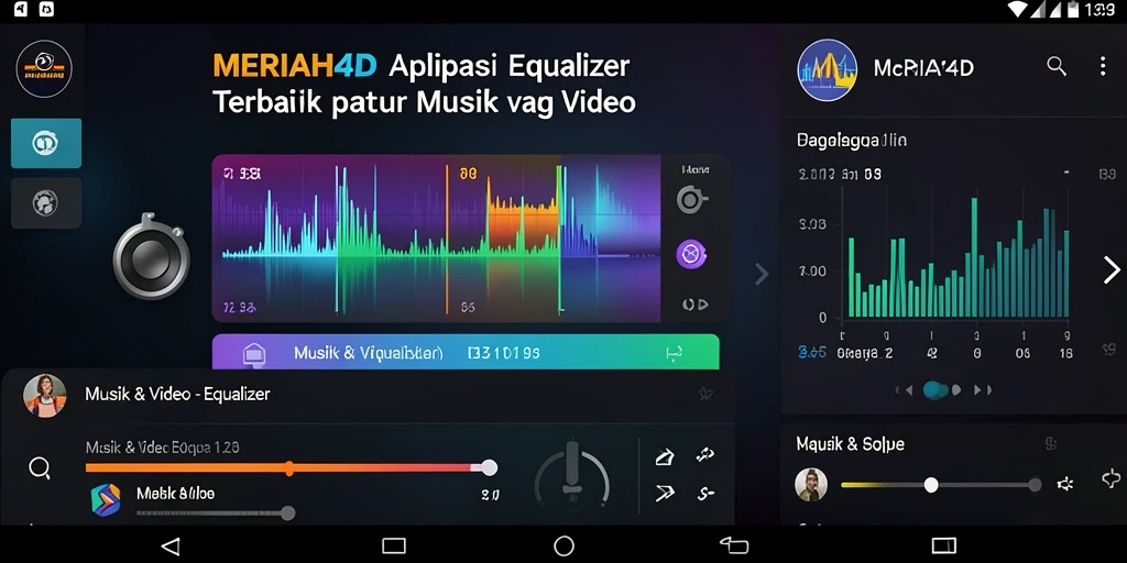 Tampilan antarmuka MERIAH4D yang memukau untuk pengaturan Equalizer.