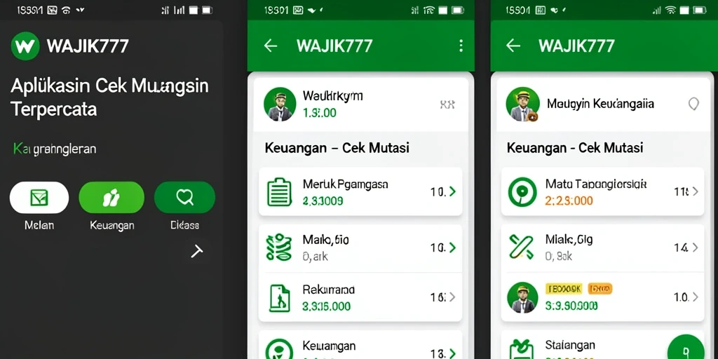 Tampilan antarmuka WAJIK777 yang jelas dan informatif untuk cek mutasi.